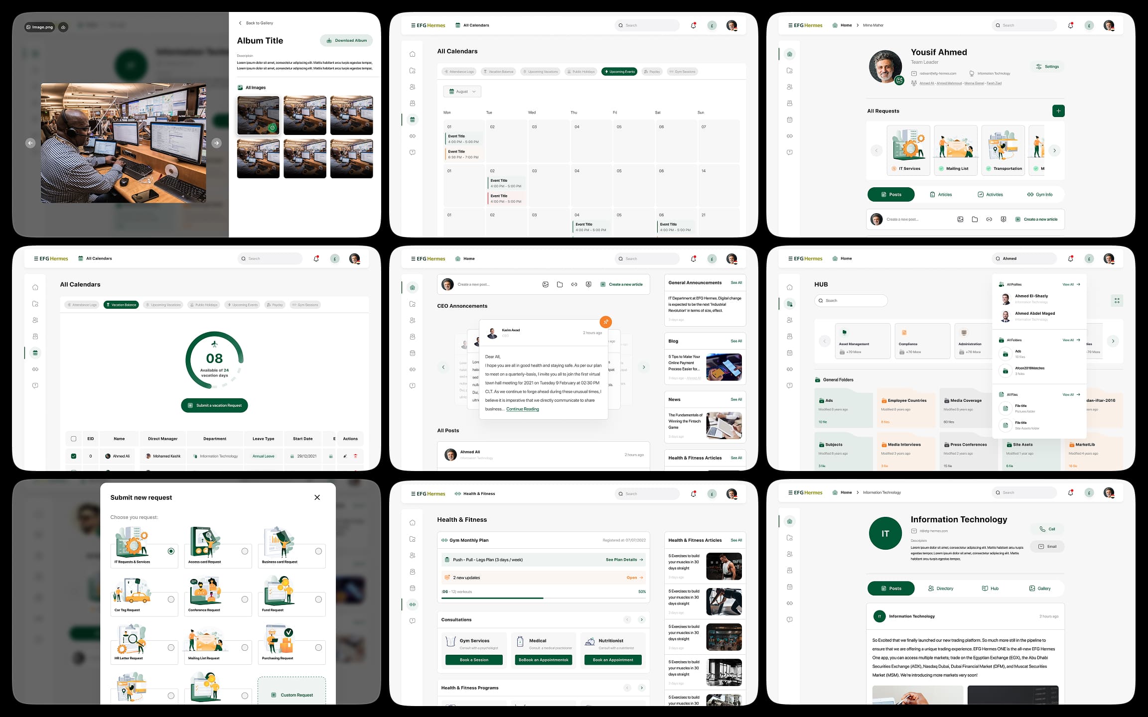 EFG Hermes Portal System Web